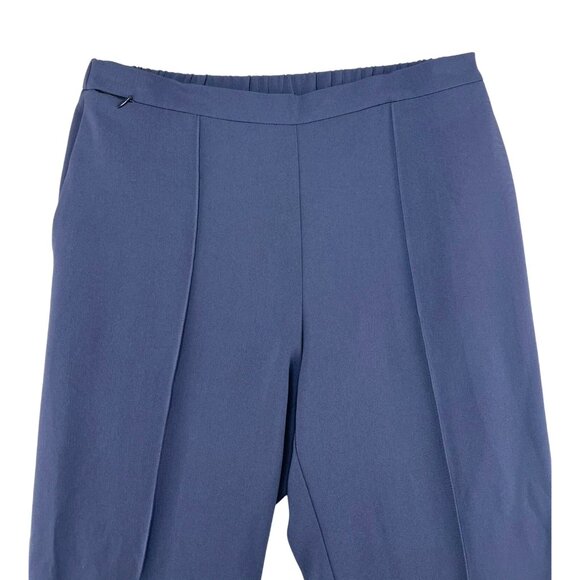 Hugo Boss Tahwena Womens Navy Blue Slim Fit Trousers Pull-On Dress Pants Size 8 - Picture 4 of 16